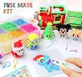 ilauke Fuse Beads Kit 14900 Pcs 5mm Iron Beads 30 Colors Craft Set Kids view 6