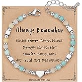 SUIMZESTI Tiny Bead Bracelets for Women Teens Inspirational Gift, Friendship Bracelets for Sister Mom Wife Coworkers Daughter Niece Granddaughter on Unique Stocking Stuffers Gifts