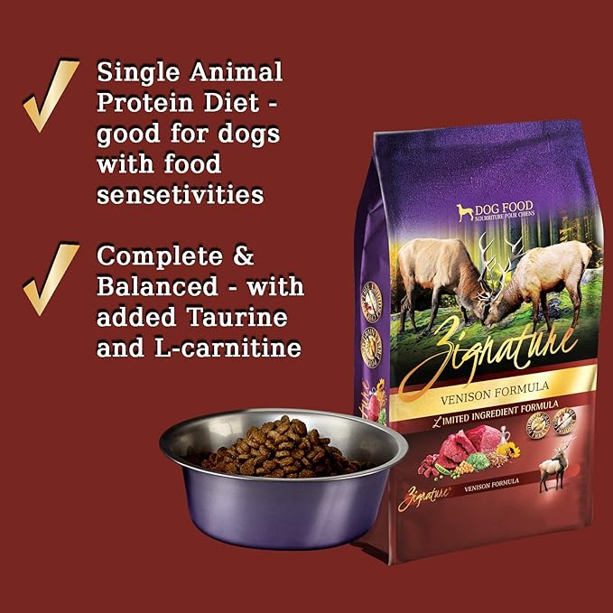 zignature dog food amazon