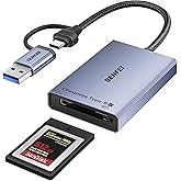 BENFEI CFexpress Type B Card Reader with USB 3.2 (Gen 2) 10Gbps, USB-C&USB-A 2-in-1 Type B CFexpress Adapter, Compatible with