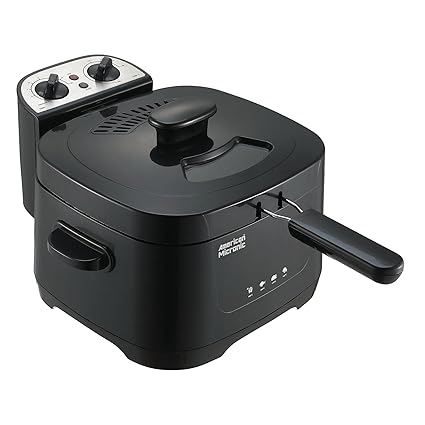 American Micronic AMI DFP 30LDx 2000-Watt Deep Fryer (Black)