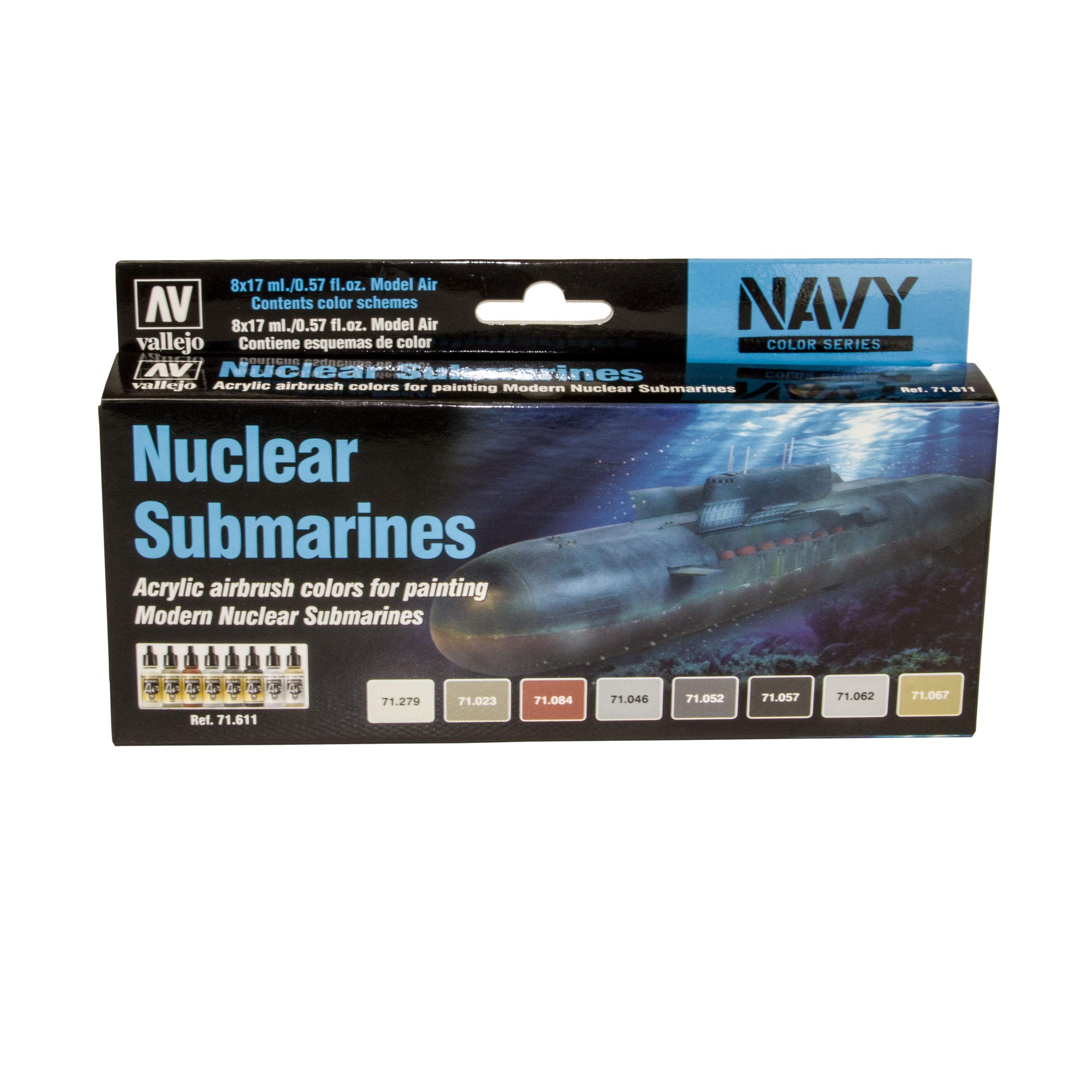 AV Vallejo Model Air Set - Nuclear Submarines (8)