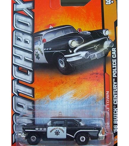 Amazon.com: Matchbox 2019 59 Dodge Coronet Police CAR : Toys & Games