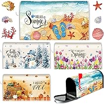 Sunflowers Magnetic Mailbox Cover – Waterproof, UV-Resistant, 25.5x21 Inches For Large US Mailboxes
