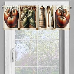 Ambesonne Farmhouse Window Valance Pack of