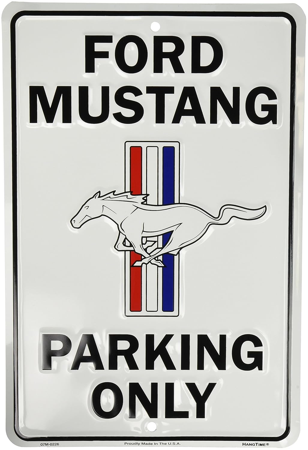 Ford Mustang Parking Only Sign