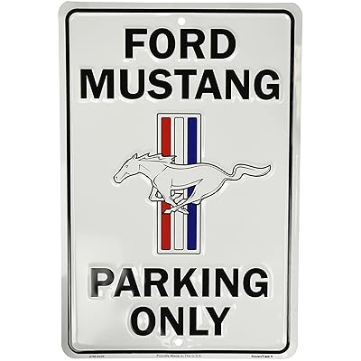 HANGTIME Ford Mustang Parking Only Sign