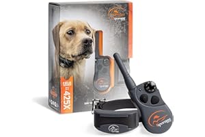 SportDOG FieldTrainer 425X - Remote Trainer Designed for Off-Leash Control & Training - 500-Yard Range - Waterproof - Quick Charge-Collar with 21 Levels of Static, Tone, & Vibration