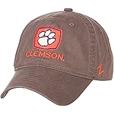 NCAA Clemson Tigers Mens Adjustable Scholarship Hat Charcoal, Clemson Tigers Charcoal, Adjustable, One size