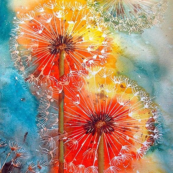 Sugamm DIY Diamond Painting Gypsophila Set - 5D Strass Stickerei 35x35cm Für Zuhause