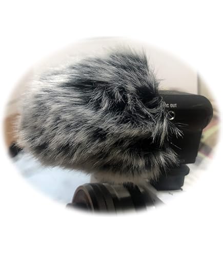 Amazon.com: YH&YX Furry MIC Windshield Windscreen Wind Muff