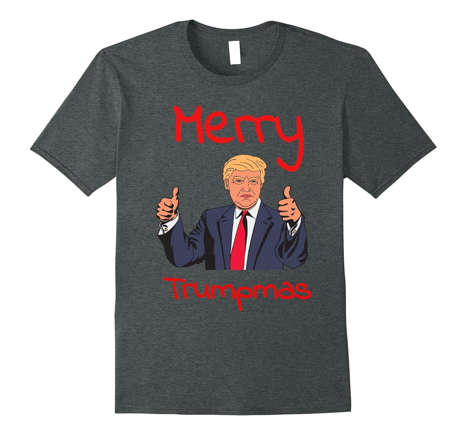 Donald Trump Merry Trumpmas Ugly Christmas Sweater T-Shirt-ANZ