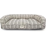 Harry Barker Market Blue Stripe Orthopedic Dog Lounger, 37.5" L X 27" W