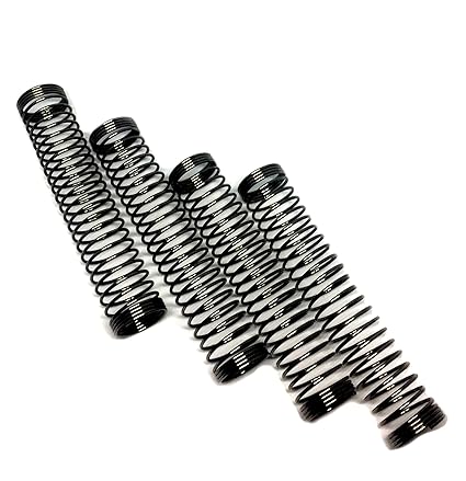 MAHLIBU Knickschutzfedern Set (4 Stück) für Shisha Wasserpfeife | für Silikon-Schlauch | Knickschutz-Feder für max. 4 Schläuc