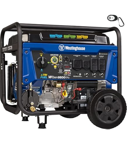 Westinghouse WGen3600DF Dual Fuel Portable Generator, 4650