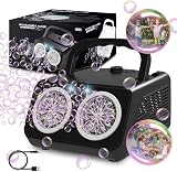 PANAMALAR Bubble Machine Automatic Bubble Maker with Lights 2000+ Bubbles