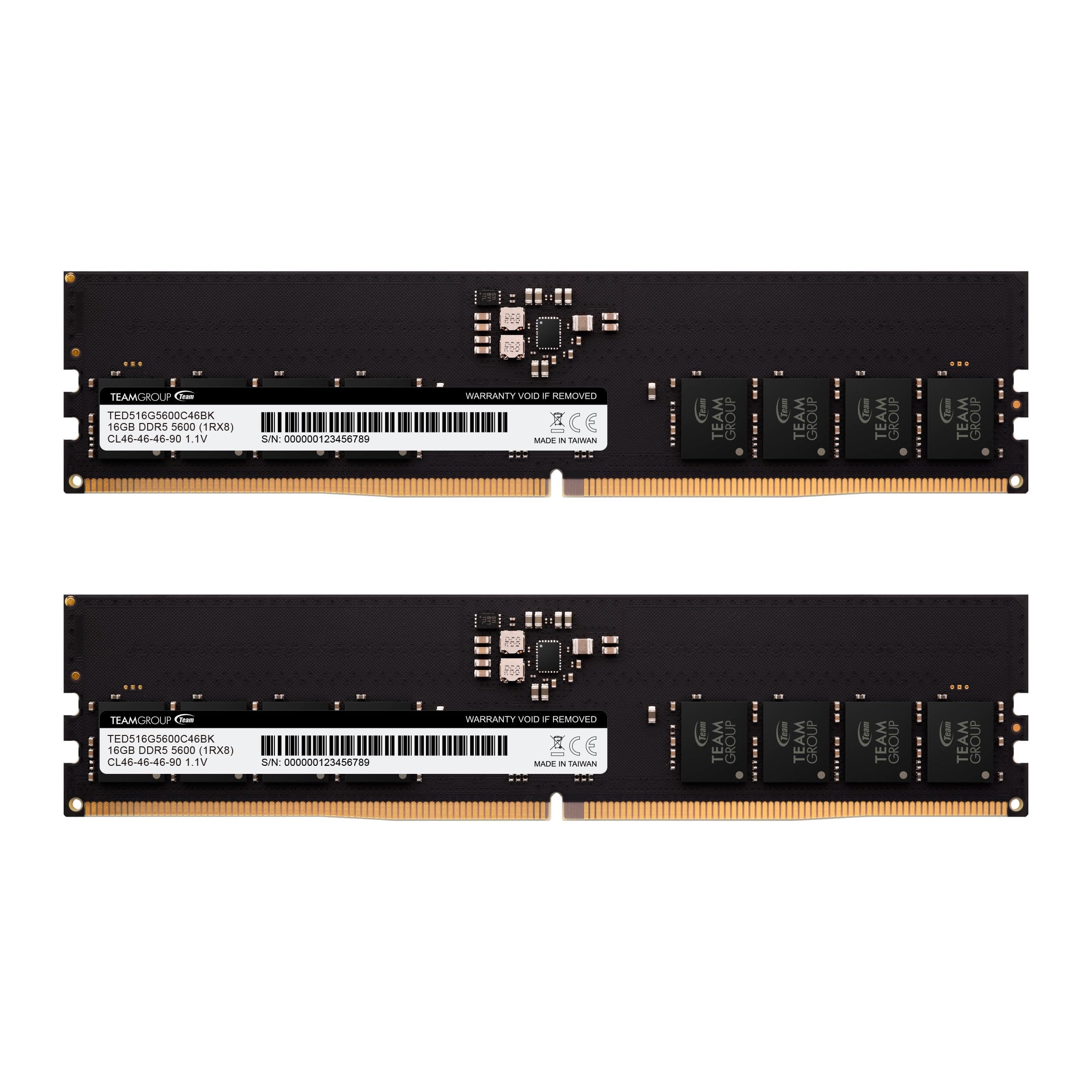 Kit RAM DDR5 16GB (2x8GB) 5600MT/s Per Laptop - SODIMM, CL46, Per Gaming E Editing Video