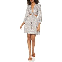 knee length dresses for ladies Grey Navy Sporty Micro Spot Midi Dress main image 1