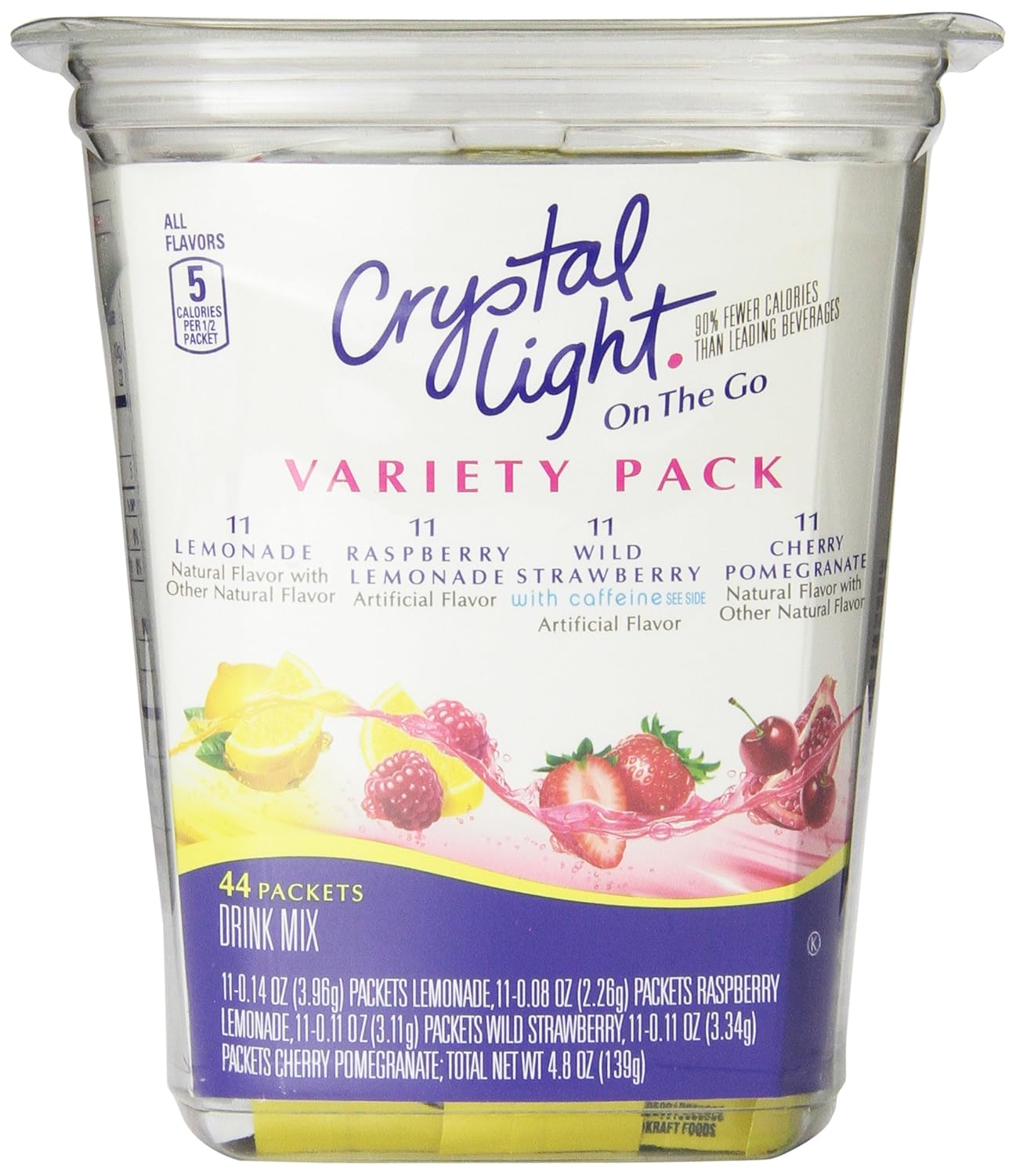 Crystal Light On The Go Drink Mix, Variety Pack, 44 Count eBay