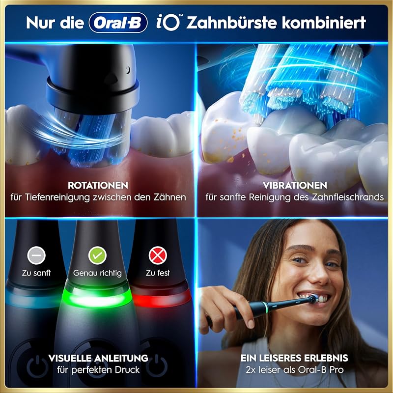 iO Series 9 Elektrische Zahnbürste, Schwarz