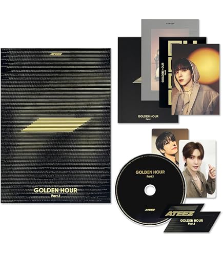 ATEEZ GOLDEN HOUR Part.2 [Poca DIARY Ver.] 11º Mini Álbum QR + 2