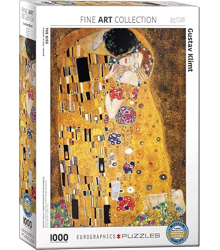 Amazon.com: Gustav Klimt: The Kiss 1000-Piece Jigsaw Puzzle