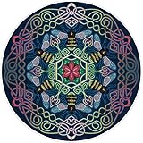 Celtic Grace Bumper Sticker - 4.5 Inch Circular Vinyl Decal For Cars & More