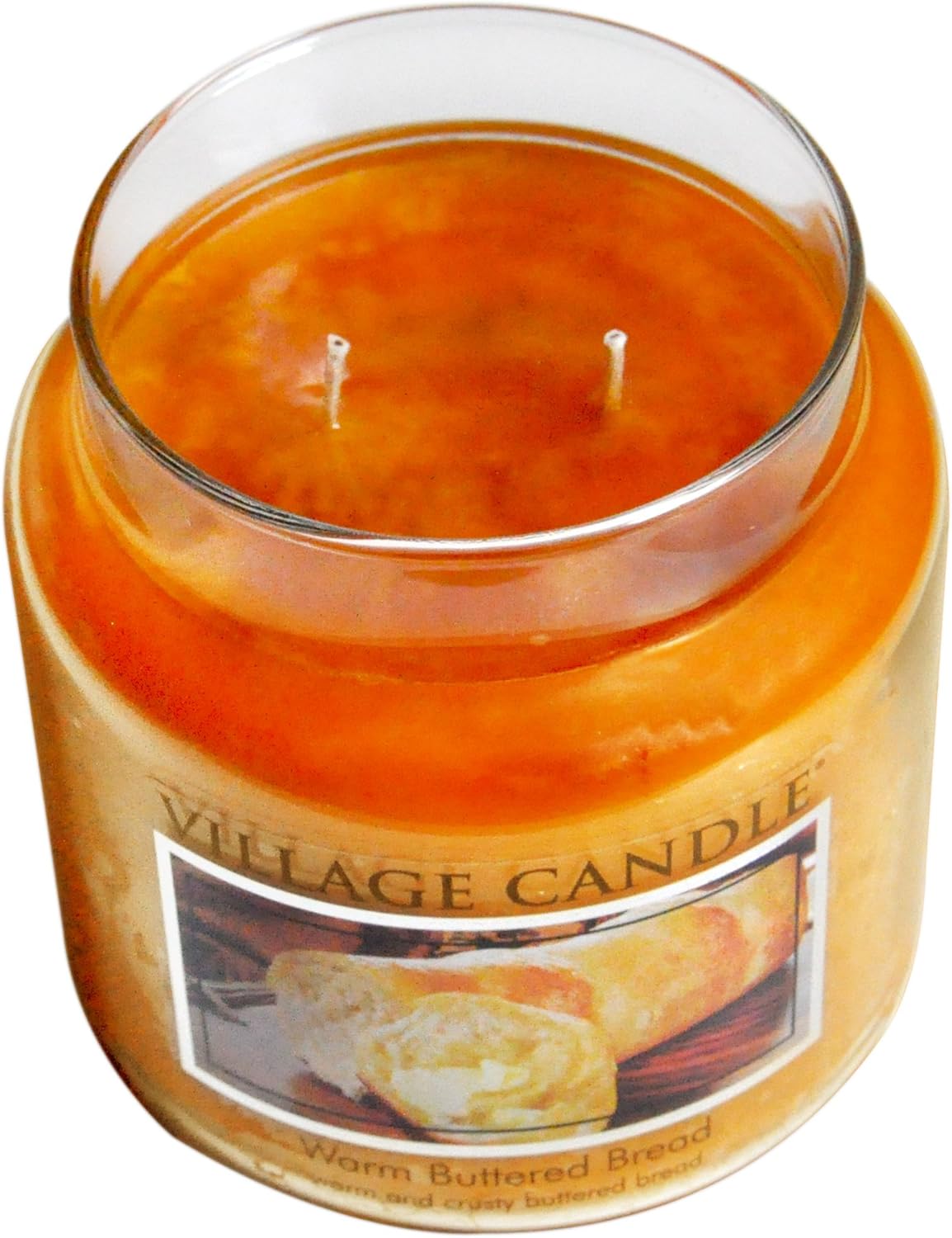 Village Candle Warm Buttered Bread 26 oz Glass Jar Scented Candle, Large: Home & Kitchen