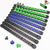 SWANLAKE GARDEN TOOLS 9-Piece Socket Organizer Set 1/4 3/8 1/2 Inch Rotatable view 1
