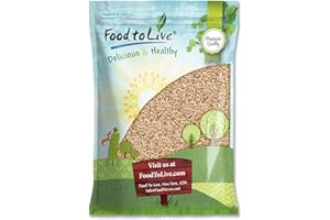 Food to Live Unhulled Sesame Seeds, 9 Pounds �� Whole Natural Raw White Sesame Seeds, Kosher, Vegan, and Keto, Bulk Sesame. Hi