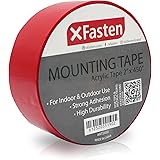 XFasten Acrylic Mounting Tape, 2-Inch x 450-Inch - Outdoor and Indoor Super Strong Double Sided Weatherproof Mounting Tape, Removable