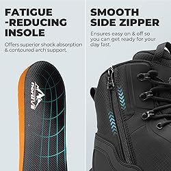 NORTIV 8 Men's Composite Toe Work Boots