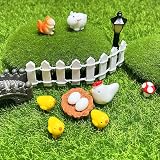 FomCcu Fairy Mini Garden Kit 72 Pieces Micro Landscape Animals Decor DIY view 3
