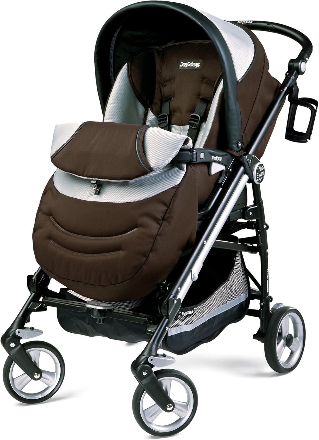 poussette peg perego marron