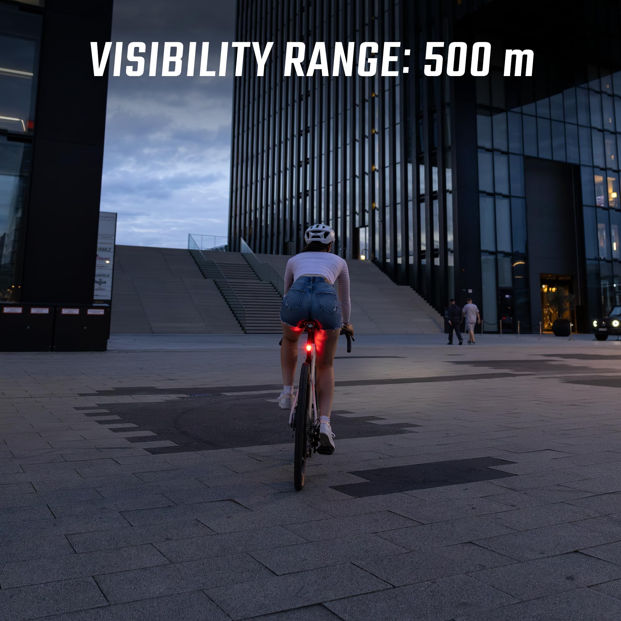 SIGMA HIRO 10 | wetterfestes Fahrradrücklicht mit 500 m Sichtweite | StVZO zugelassenes Rücklicht mit USB-C | Lange Leuchtdauer 9