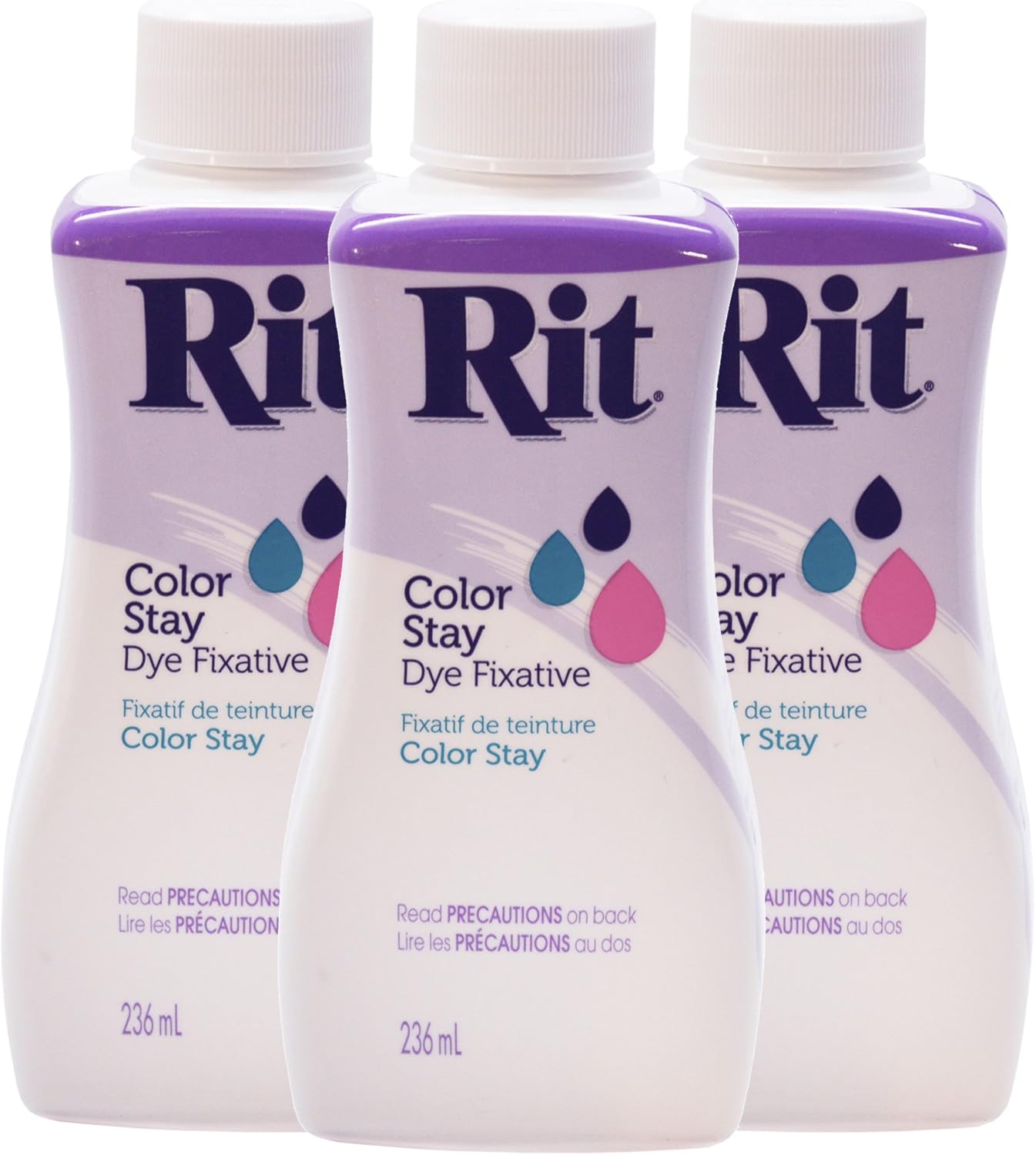 RIT Color Stay Liquid Dye Fixative 236 ml (8 oz) 3 Bottles Amazon