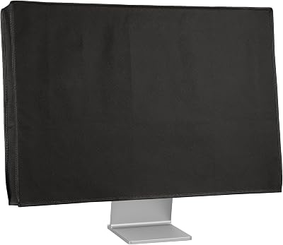 kwmobile Monitor Cover 24-26 inch Dust Screen Protector Black