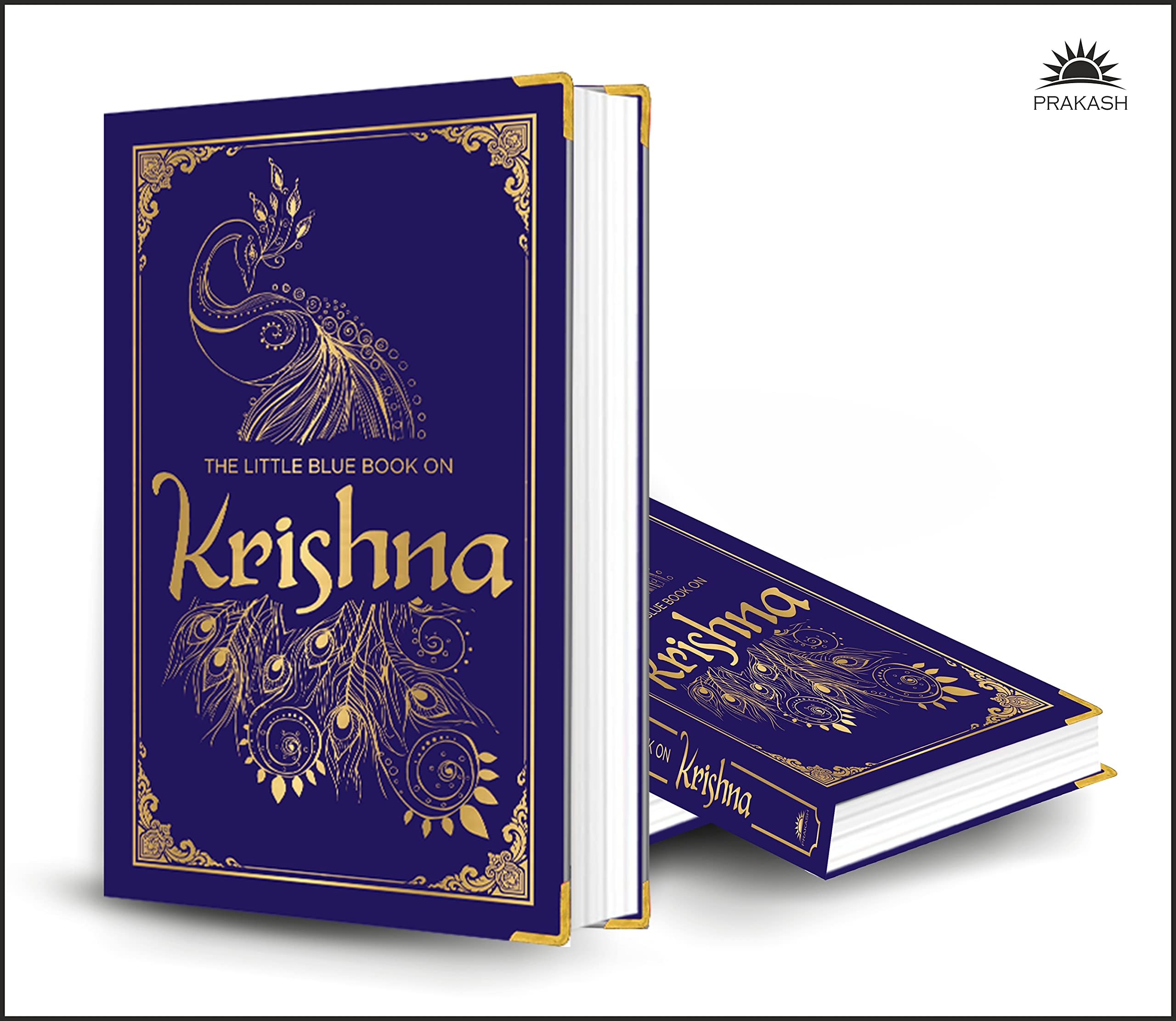 The Little Blue Book on Krishna: (Deluxe Silk Hardbound)