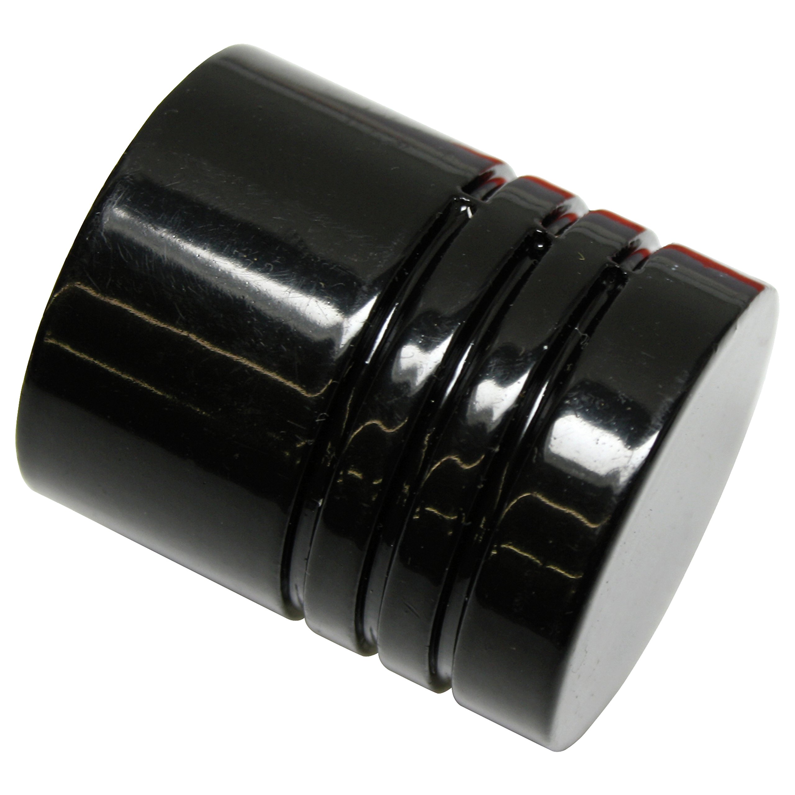 Gardinia Endpin Ø 20 mm Black, Metal Cylinder