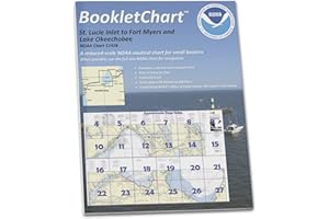 Paradise Cay Publications NOAA BookletChart 11428: Okeechobee Waterway St. Lucie Inlet to Fort Myers; Lake Okeechobee