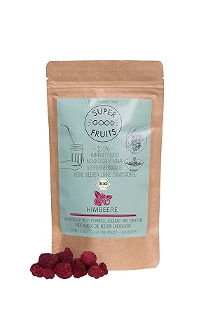 Bio Himbeeren gefriergetrocknet