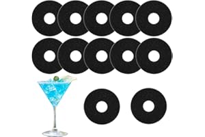 Chris.W 12 PCS Bar Rimmer Sponges, Cocktail Glass Rimmer Sponges for Salt Trays, Replacement Sponges for Bar Rimmers, Cocktai