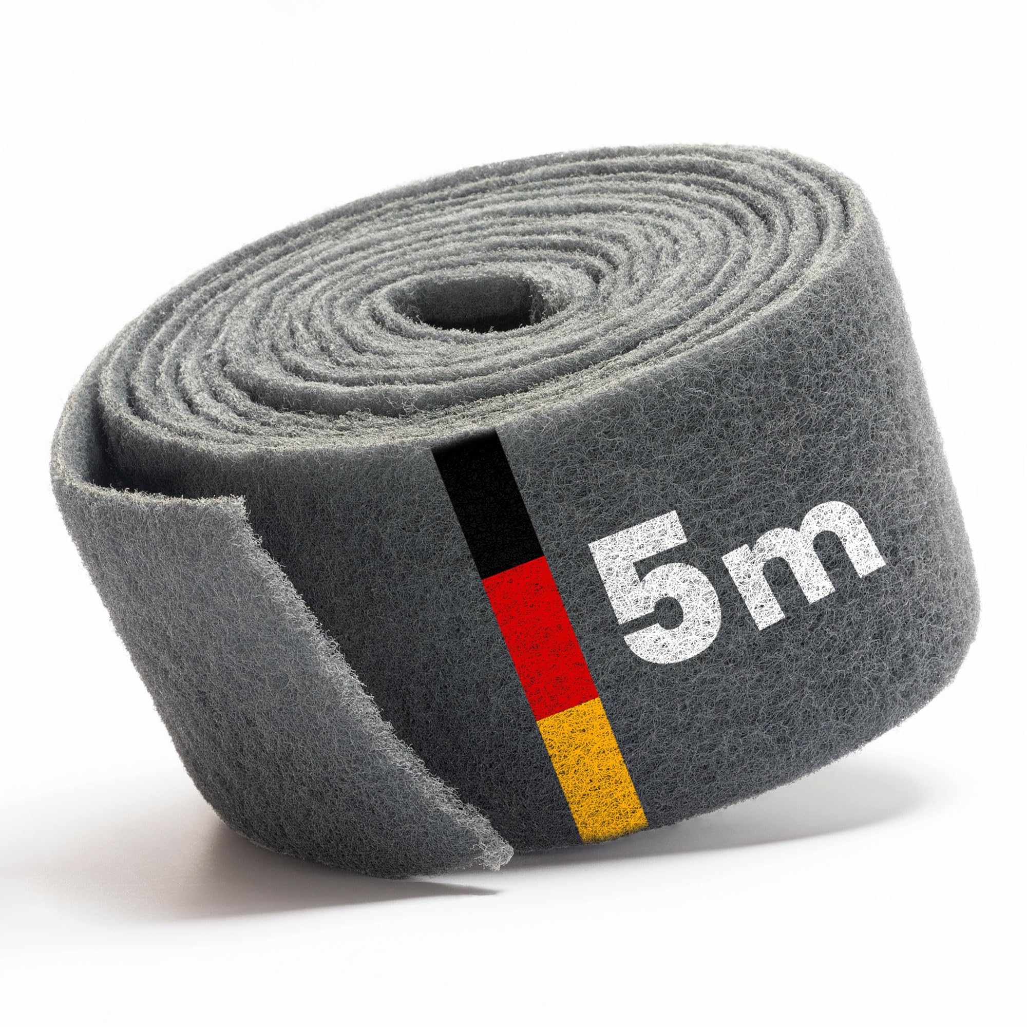 PICTORIS Abrasive fleece - Made in Germany - 5 m x 100 mm - grain 800 - extremely durable thanks to unique impregnation - sanding pad for wood, metal, stainless steel, etc.