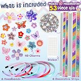 CITSKY Craft Kit Girls 6-12 Fashion Hair Accessories DIY Flower Making Set view 5