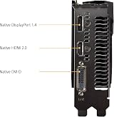 ASUS TUF Gaming GTX 1650 OC 4GB GDDR6 Graphics Card PCIe DP DVI HDMI 6pin view 3