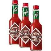 Tabasco Brand, Hot Pepper Sauce, Buffalo Wing Style, 5oz Bottle (Pack of 3)