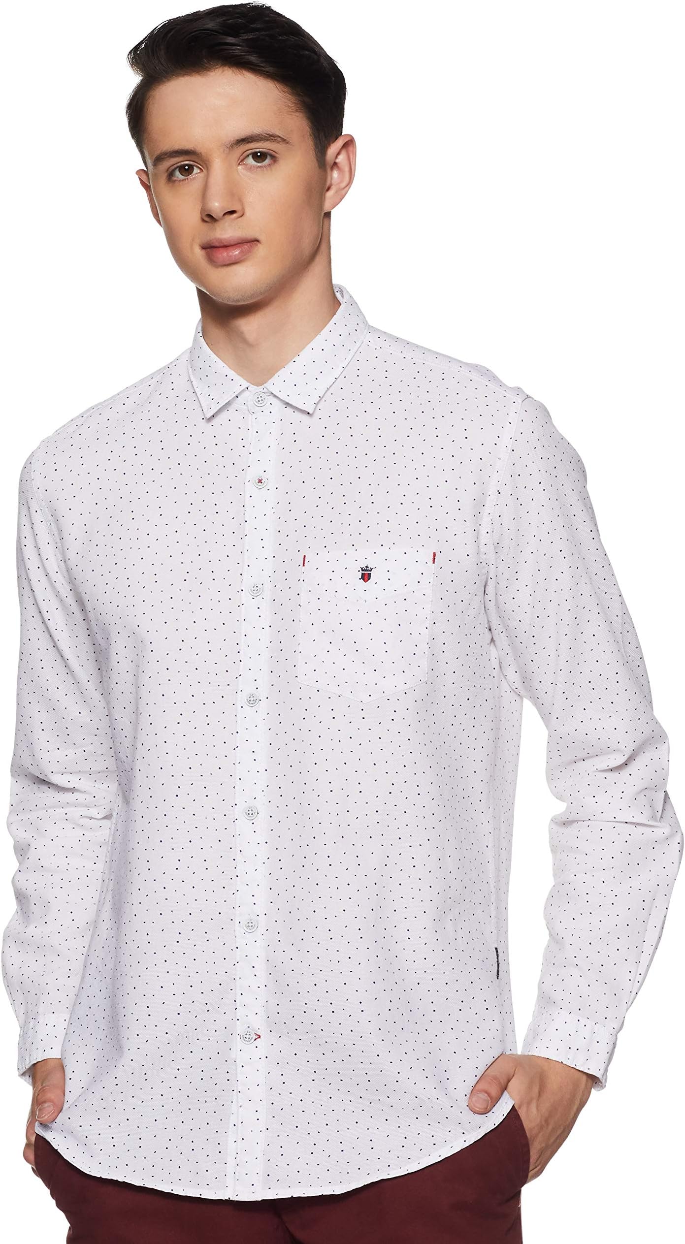 Louis Philippe Sport Men's Printed Slim fit Casual Shirt