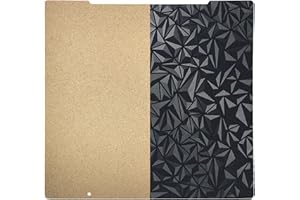 Imdinnogo 3D Printer Platform for PrusaMK4 I3 MK3 MK3S MK3S+ 253.8x241mm: Powder-Texture PEI PET Build Plate fit for 3D Printing Project MK52 Bed Steel Sheet Removable and Flexible Bczamd