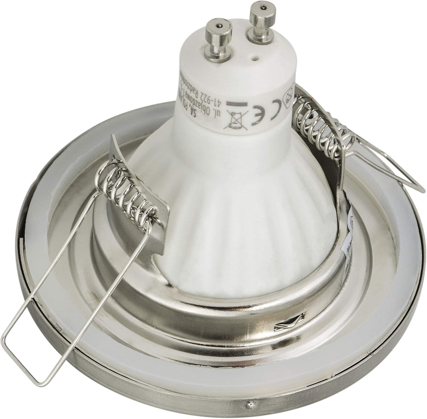 6er Set Bad Einbaustrahler Ip65 5watt Led Leuchtmittel Warmweiss 430lumen 120grad Abstrahlwinkel Strahlwassergeschutzt 220volt Leuchtmittel Austauschbar Amazon De Beleuchtung