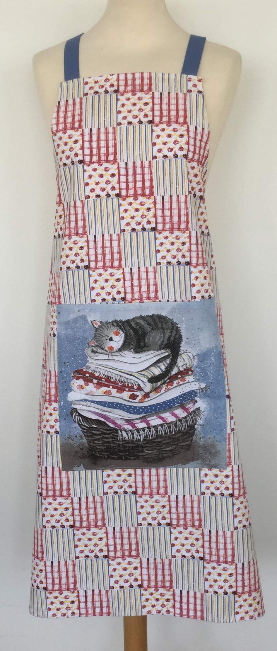 Alex Clark Apron - Laundry Basket Cat design